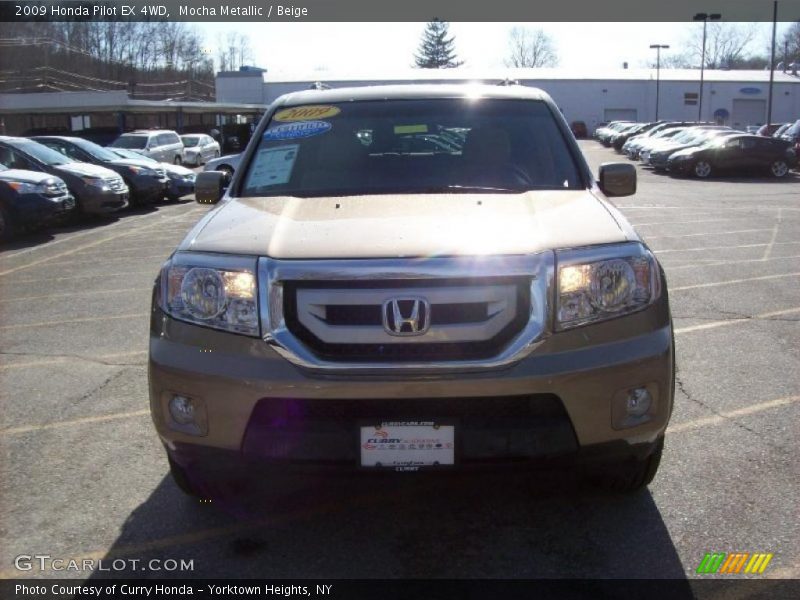 Mocha Metallic / Beige 2009 Honda Pilot EX 4WD