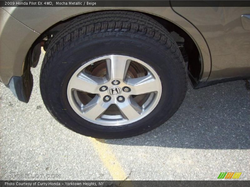 Mocha Metallic / Beige 2009 Honda Pilot EX 4WD