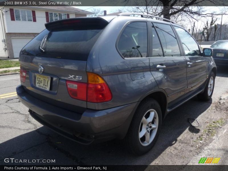 Steel Grey Metallic / Black 2003 BMW X5 3.0i