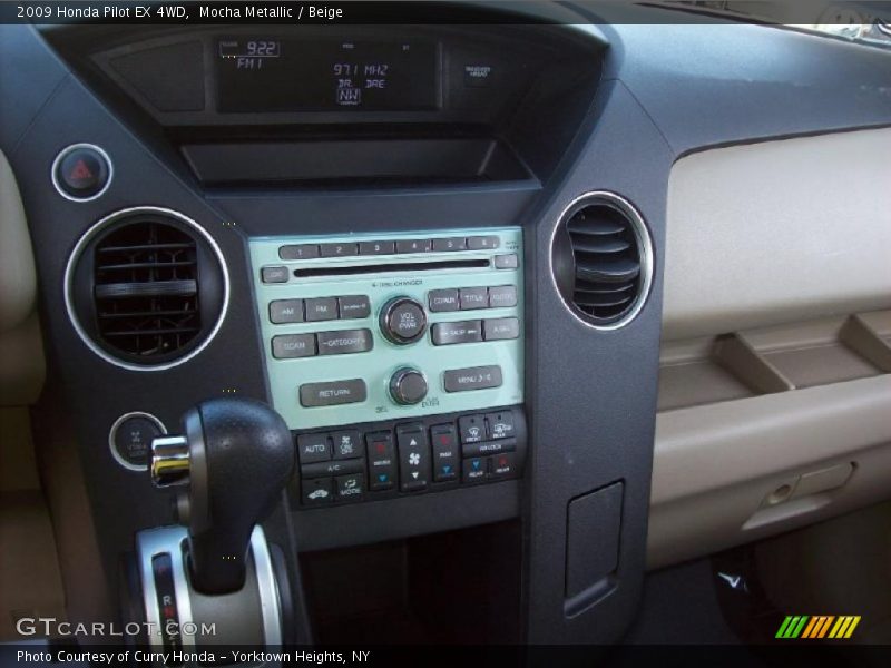 Controls of 2009 Pilot EX 4WD