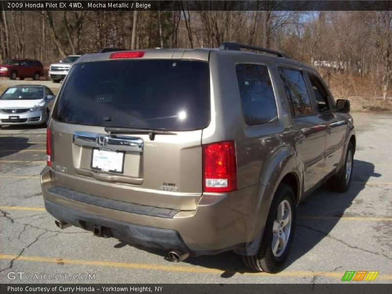 Mocha Metallic / Beige 2009 Honda Pilot EX 4WD