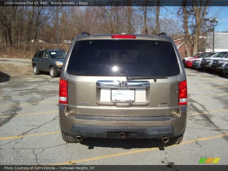 Mocha Metallic / Beige 2009 Honda Pilot EX 4WD