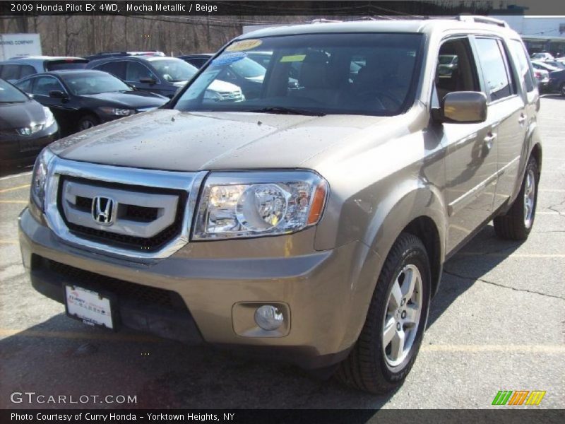 Mocha Metallic / Beige 2009 Honda Pilot EX 4WD