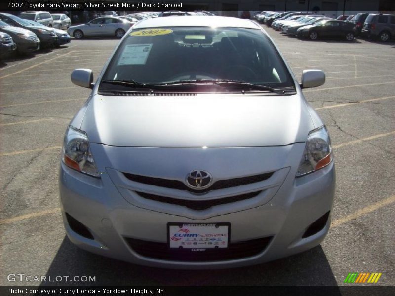 Silver Streak Mica / Dark Charcoal 2007 Toyota Yaris Sedan