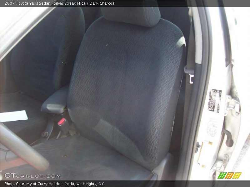 Silver Streak Mica / Dark Charcoal 2007 Toyota Yaris Sedan