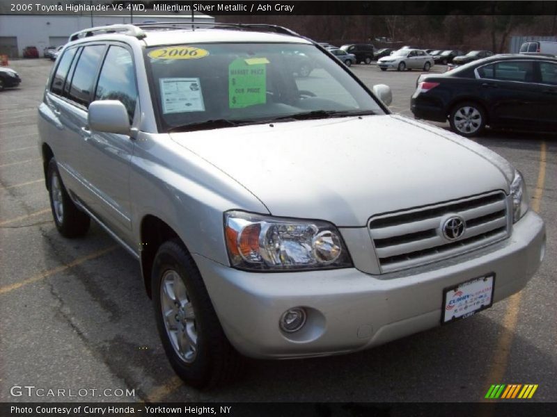 Millenium Silver Metallic / Ash Gray 2006 Toyota Highlander V6 4WD