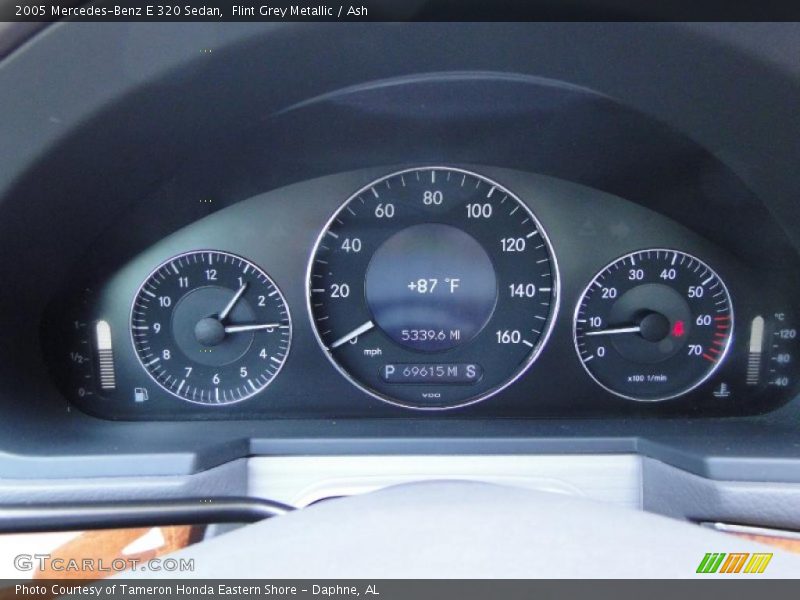 Flint Grey Metallic / Ash 2005 Mercedes-Benz E 320 Sedan