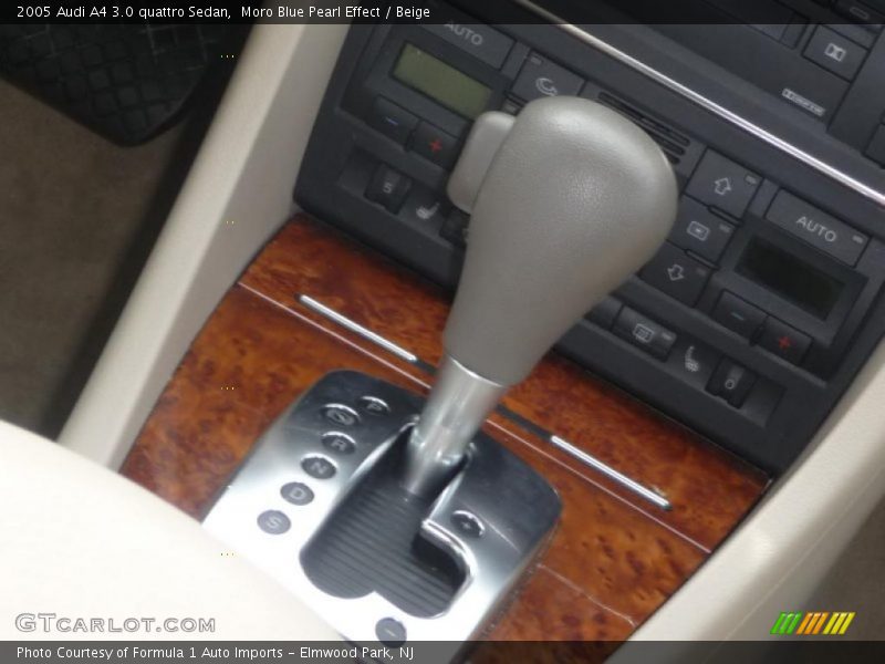 Moro Blue Pearl Effect / Beige 2005 Audi A4 3.0 quattro Sedan