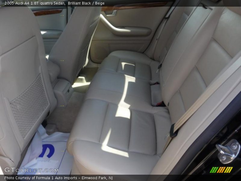 Brilliant Black / Beige 2005 Audi A4 1.8T quattro Sedan