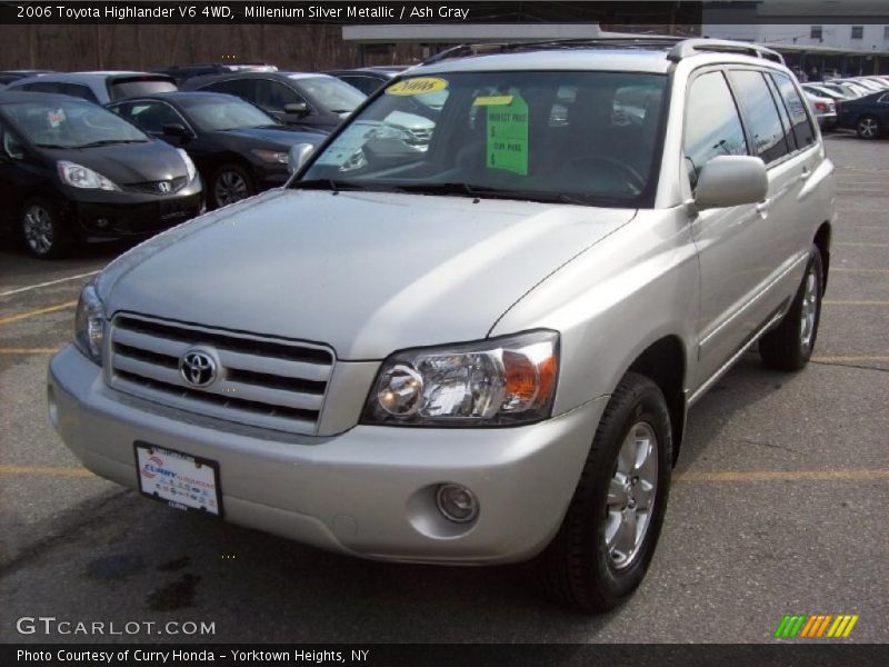 Millenium Silver Metallic / Ash Gray 2006 Toyota Highlander V6 4WD