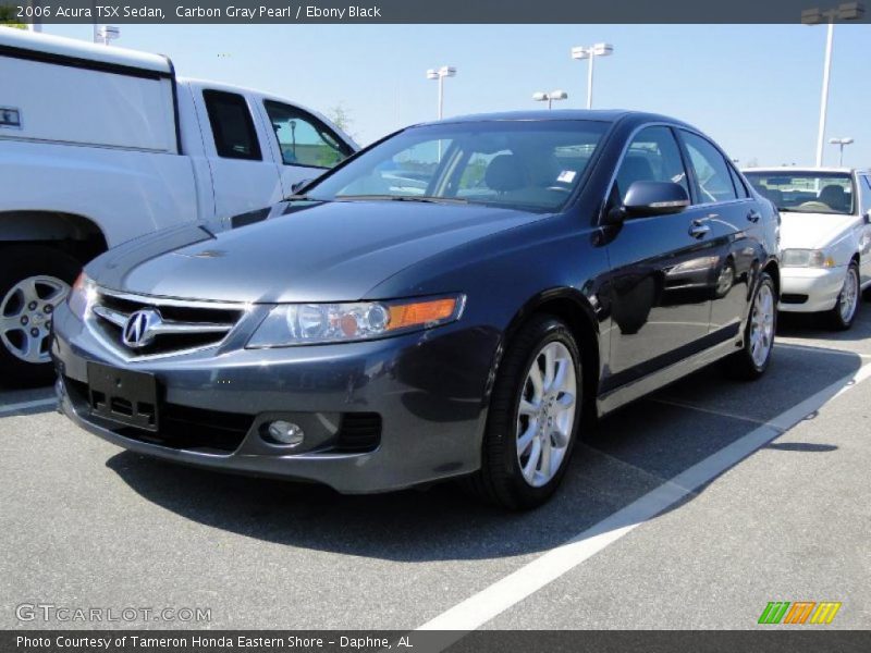 Carbon Gray Pearl / Ebony Black 2006 Acura TSX Sedan