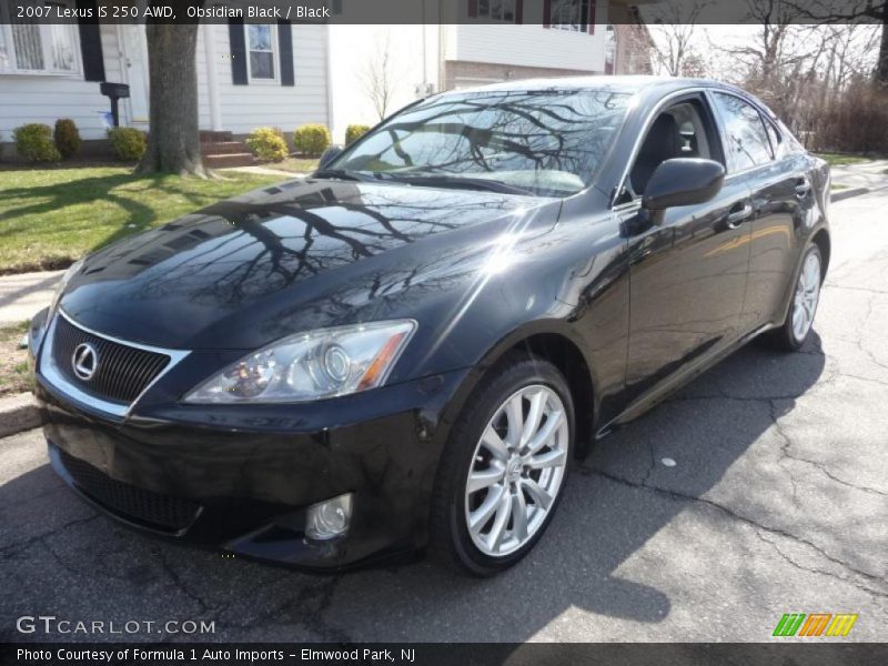 Obsidian Black / Black 2007 Lexus IS 250 AWD