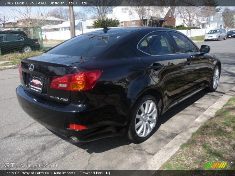 Obsidian Black / Black 2007 Lexus IS 250 AWD
