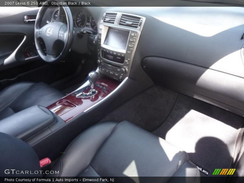 Obsidian Black / Black 2007 Lexus IS 250 AWD