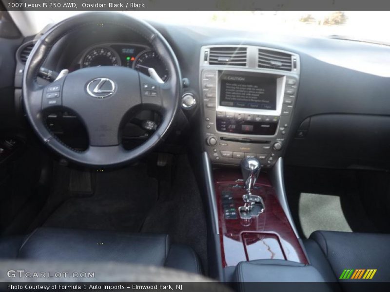 Obsidian Black / Black 2007 Lexus IS 250 AWD