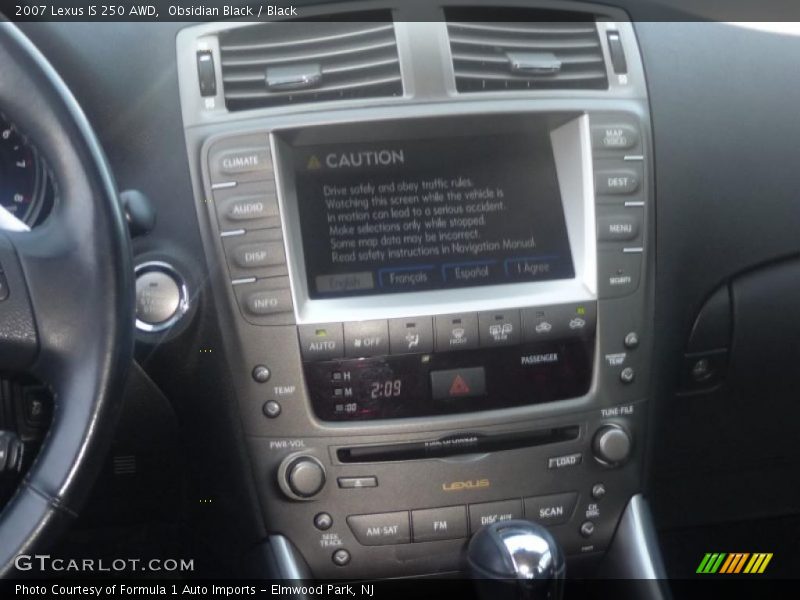 Obsidian Black / Black 2007 Lexus IS 250 AWD