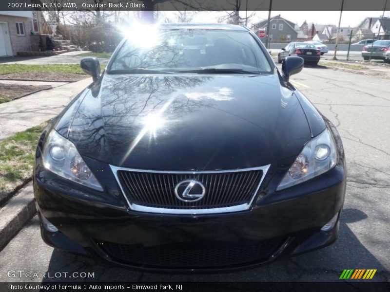 Obsidian Black / Black 2007 Lexus IS 250 AWD