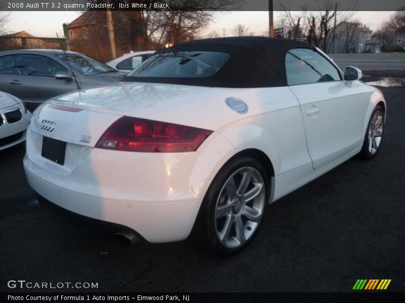 Ibis White / Black 2008 Audi TT 3.2 quattro Roadster
