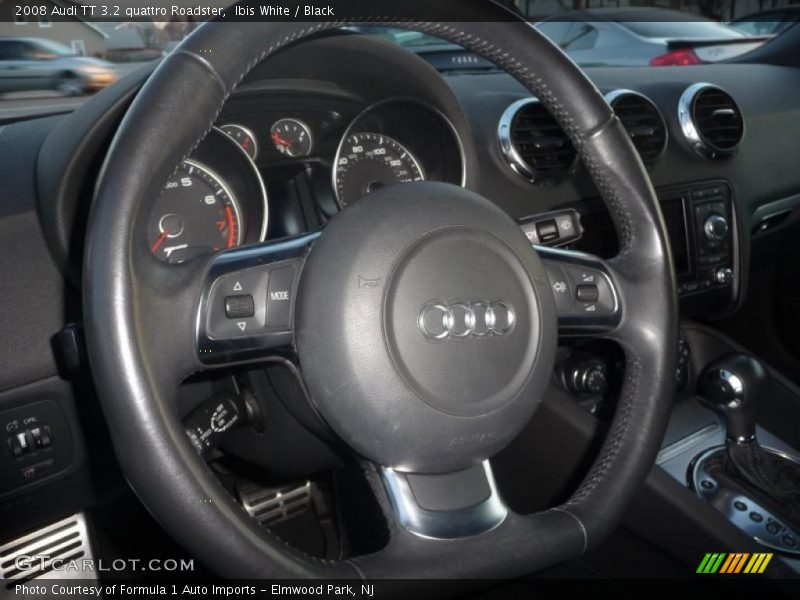 Ibis White / Black 2008 Audi TT 3.2 quattro Roadster