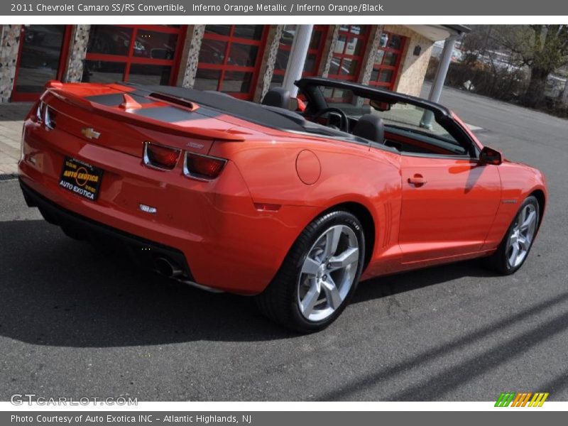 Inferno Orange Metallic / Inferno Orange/Black 2011 Chevrolet Camaro SS/RS Convertible
