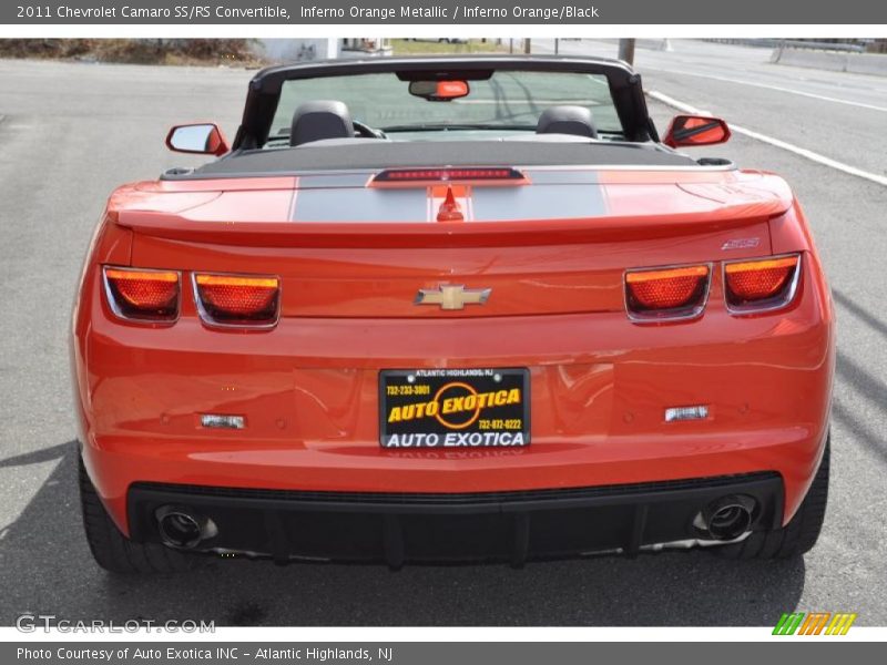 Inferno Orange Metallic / Inferno Orange/Black 2011 Chevrolet Camaro SS/RS Convertible