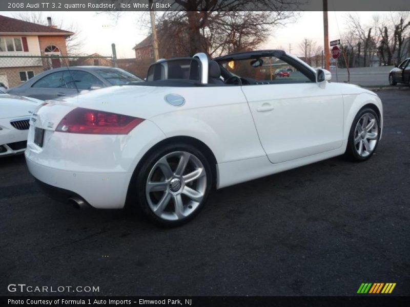 Ibis White / Black 2008 Audi TT 3.2 quattro Roadster