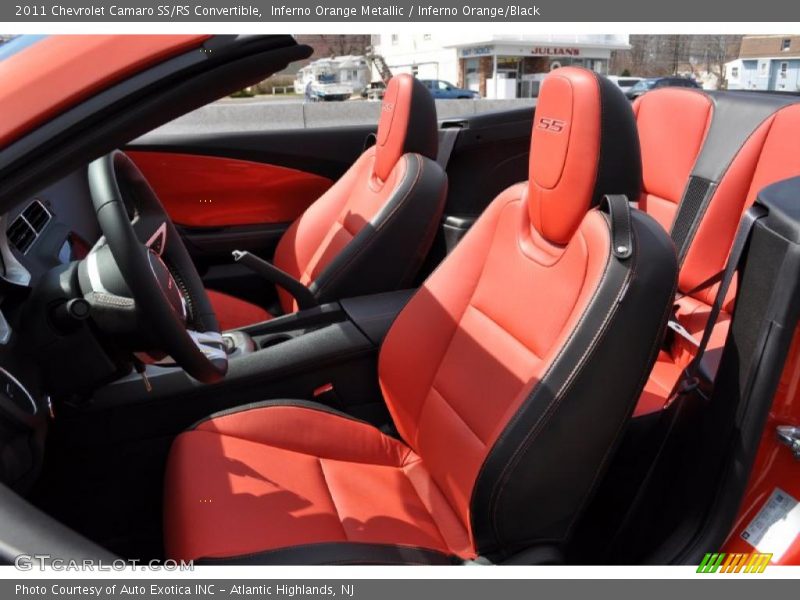  2011 Camaro SS/RS Convertible Inferno Orange/Black Interior