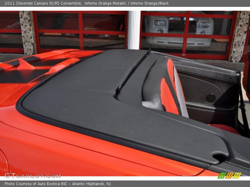 Inferno Orange Metallic / Inferno Orange/Black 2011 Chevrolet Camaro SS/RS Convertible
