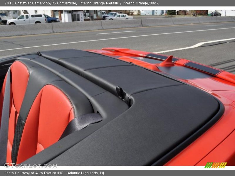 Inferno Orange Metallic / Inferno Orange/Black 2011 Chevrolet Camaro SS/RS Convertible