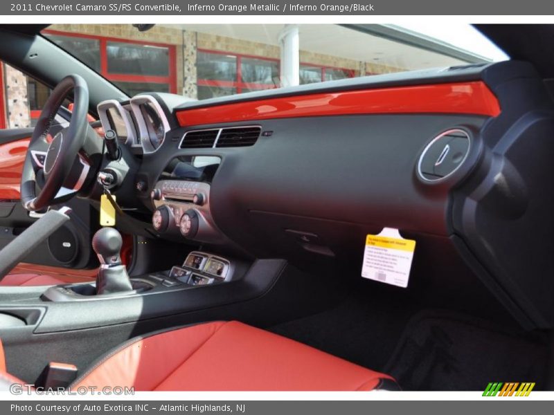 Inferno Orange Metallic / Inferno Orange/Black 2011 Chevrolet Camaro SS/RS Convertible