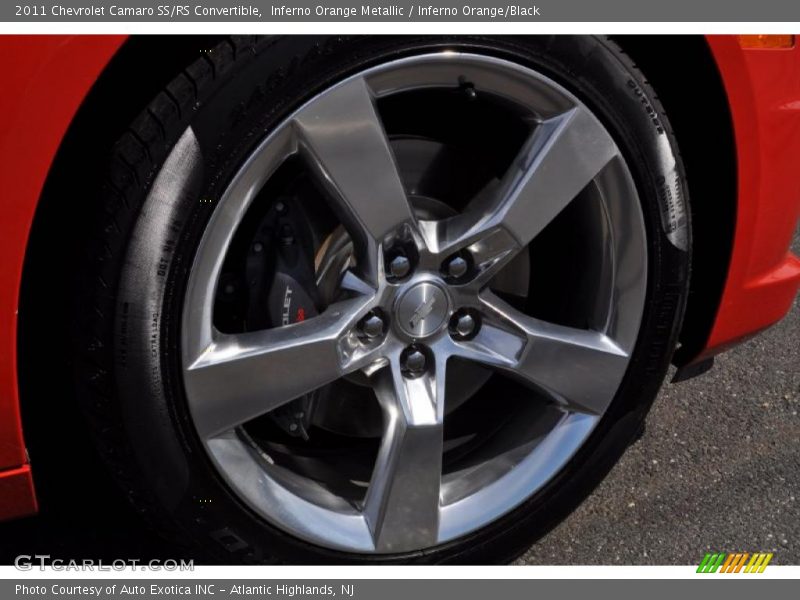 Inferno Orange Metallic / Inferno Orange/Black 2011 Chevrolet Camaro SS/RS Convertible