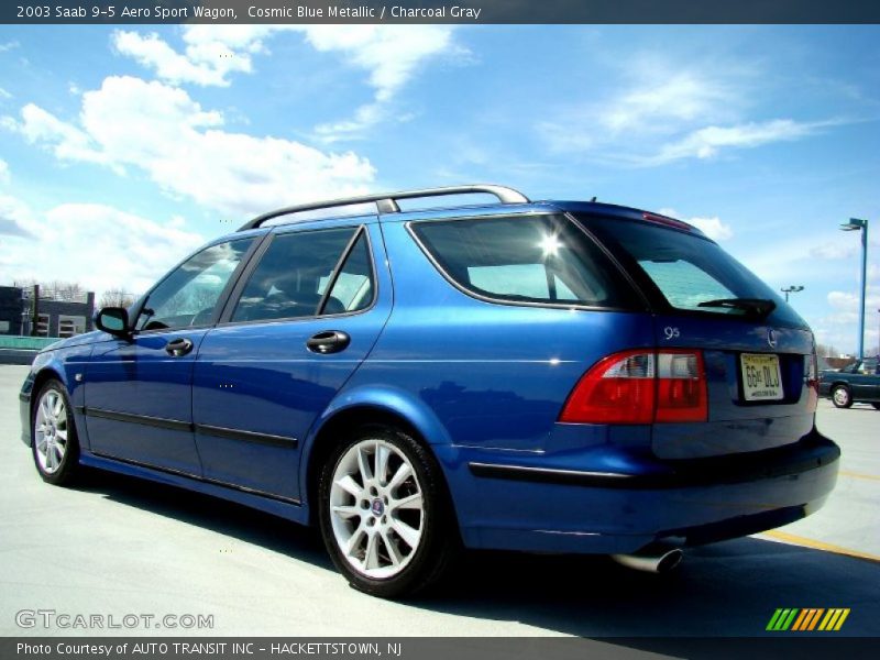 Cosmic Blue Metallic / Charcoal Gray 2003 Saab 9-5 Aero Sport Wagon