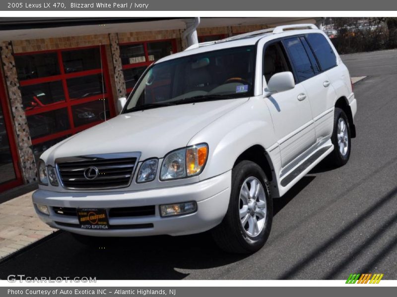 Blizzard White Pearl / Ivory 2005 Lexus LX 470