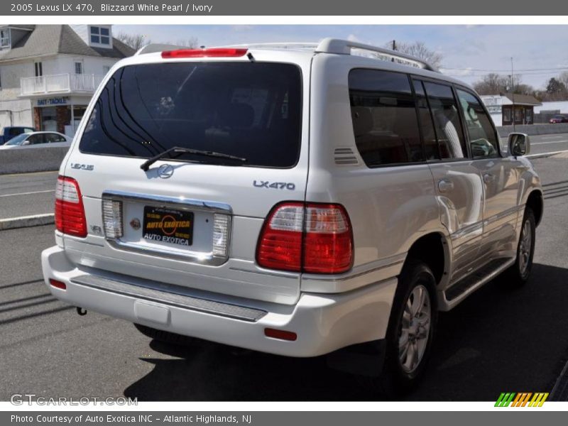 Blizzard White Pearl / Ivory 2005 Lexus LX 470