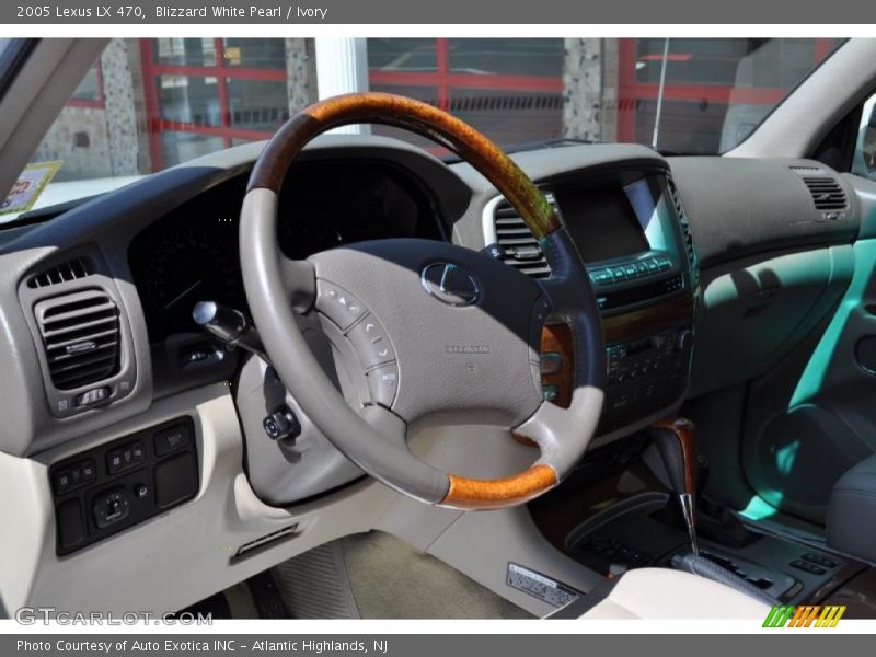 Blizzard White Pearl / Ivory 2005 Lexus LX 470