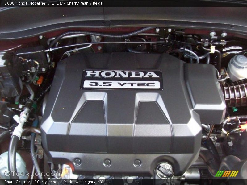 Dark Cherry Pearl / Beige 2008 Honda Ridgeline RTL