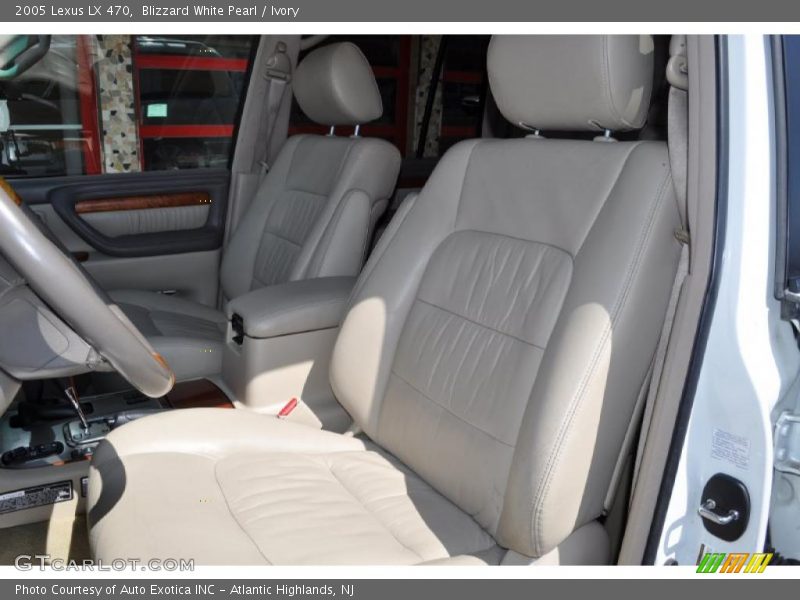 Blizzard White Pearl / Ivory 2005 Lexus LX 470
