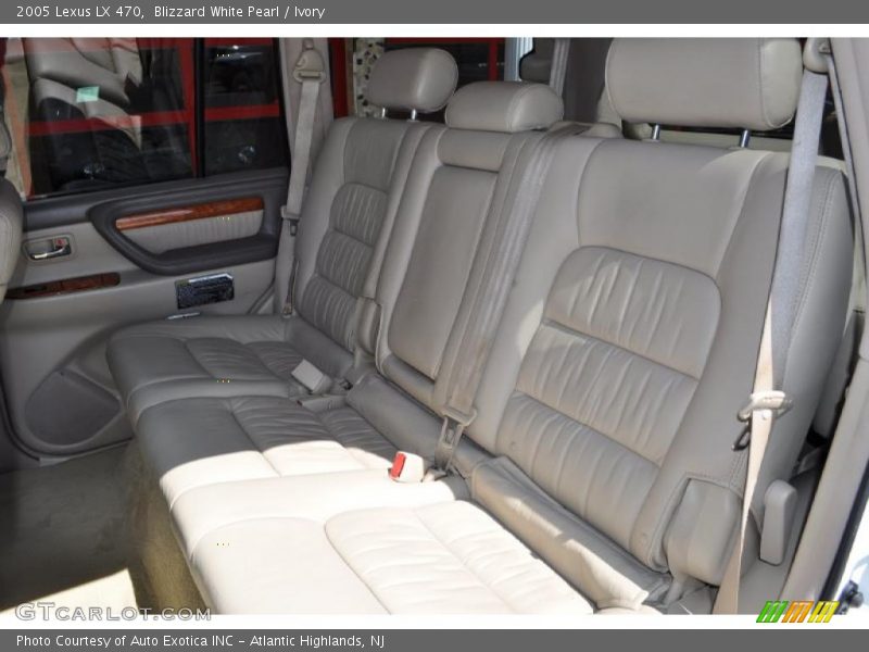 Blizzard White Pearl / Ivory 2005 Lexus LX 470