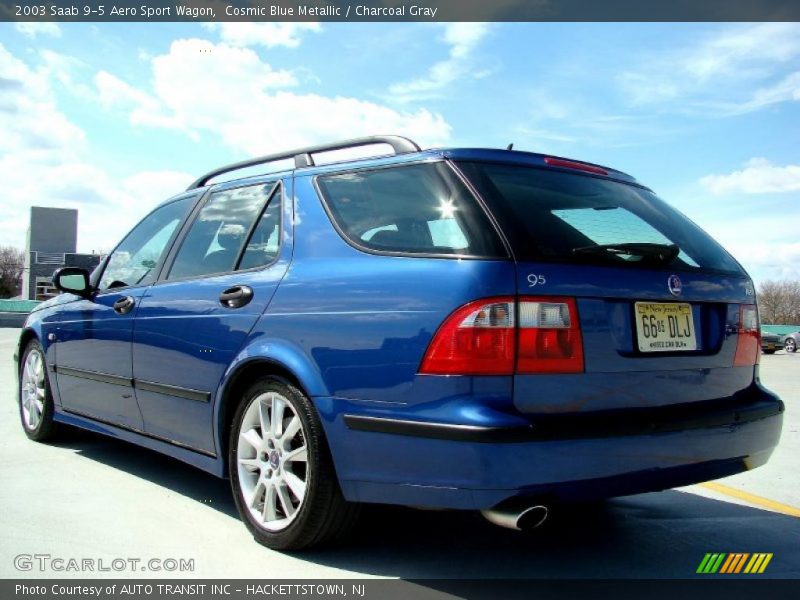 Cosmic Blue Metallic / Charcoal Gray 2003 Saab 9-5 Aero Sport Wagon
