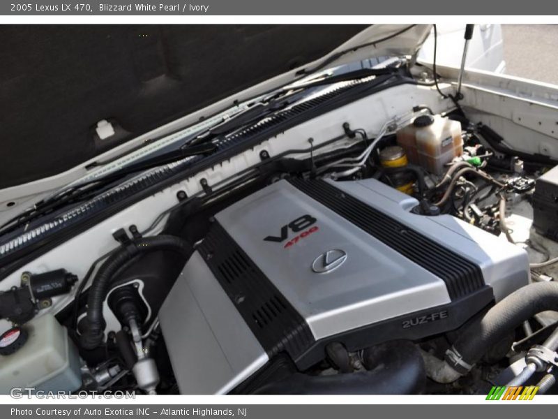Blizzard White Pearl / Ivory 2005 Lexus LX 470