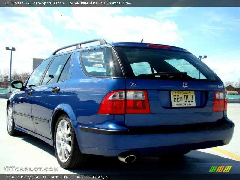 Cosmic Blue Metallic / Charcoal Gray 2003 Saab 9-5 Aero Sport Wagon