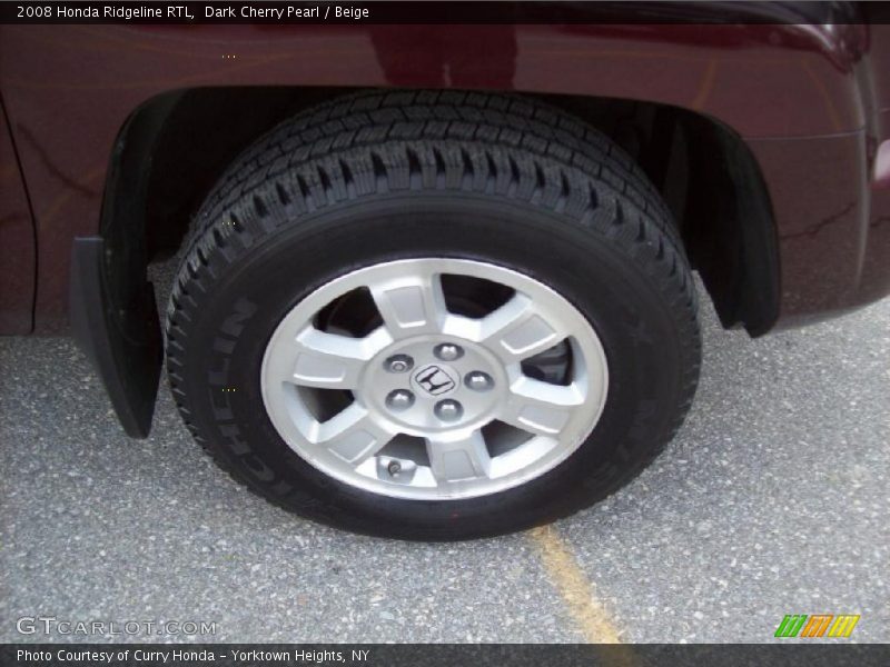 Dark Cherry Pearl / Beige 2008 Honda Ridgeline RTL