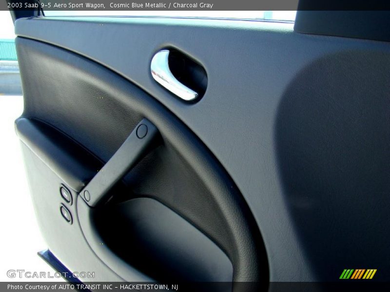 Cosmic Blue Metallic / Charcoal Gray 2003 Saab 9-5 Aero Sport Wagon