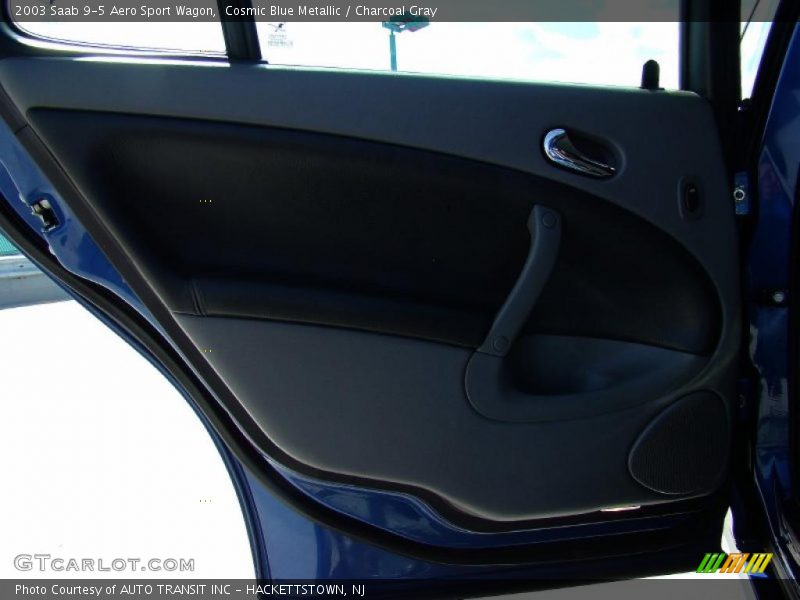 Cosmic Blue Metallic / Charcoal Gray 2003 Saab 9-5 Aero Sport Wagon