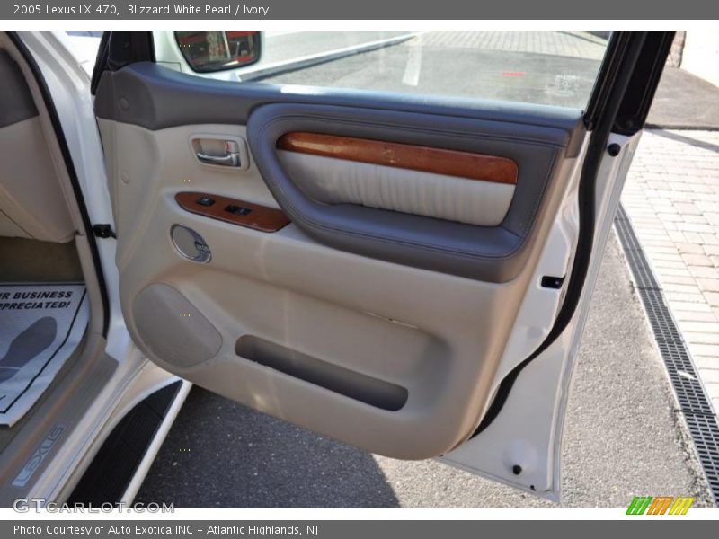 Blizzard White Pearl / Ivory 2005 Lexus LX 470