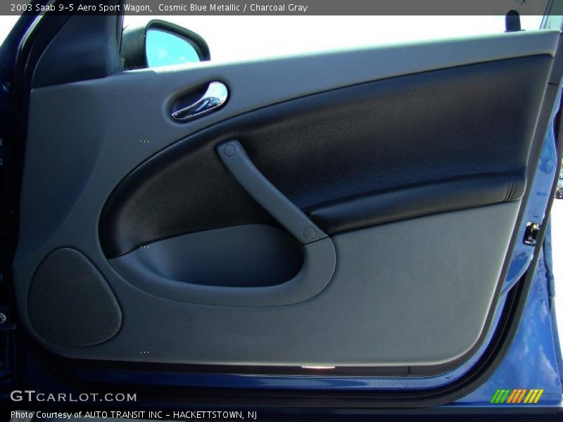 Cosmic Blue Metallic / Charcoal Gray 2003 Saab 9-5 Aero Sport Wagon