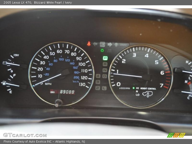 Blizzard White Pearl / Ivory 2005 Lexus LX 470