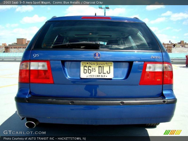 Cosmic Blue Metallic / Charcoal Gray 2003 Saab 9-5 Aero Sport Wagon