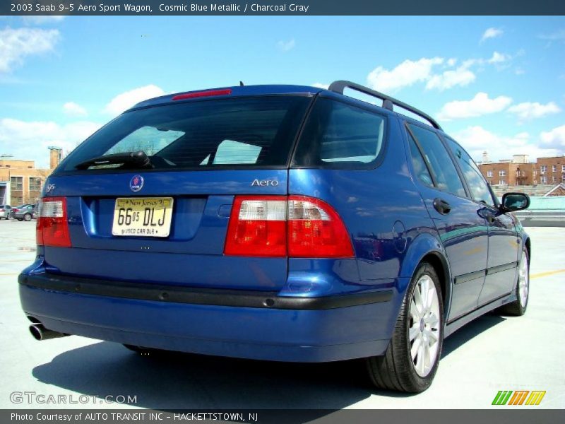 Cosmic Blue Metallic / Charcoal Gray 2003 Saab 9-5 Aero Sport Wagon