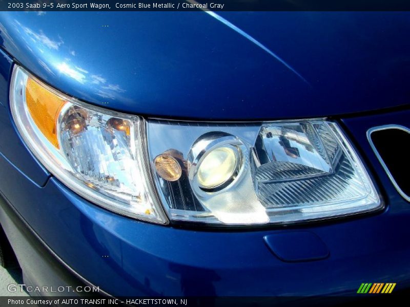 Cosmic Blue Metallic / Charcoal Gray 2003 Saab 9-5 Aero Sport Wagon